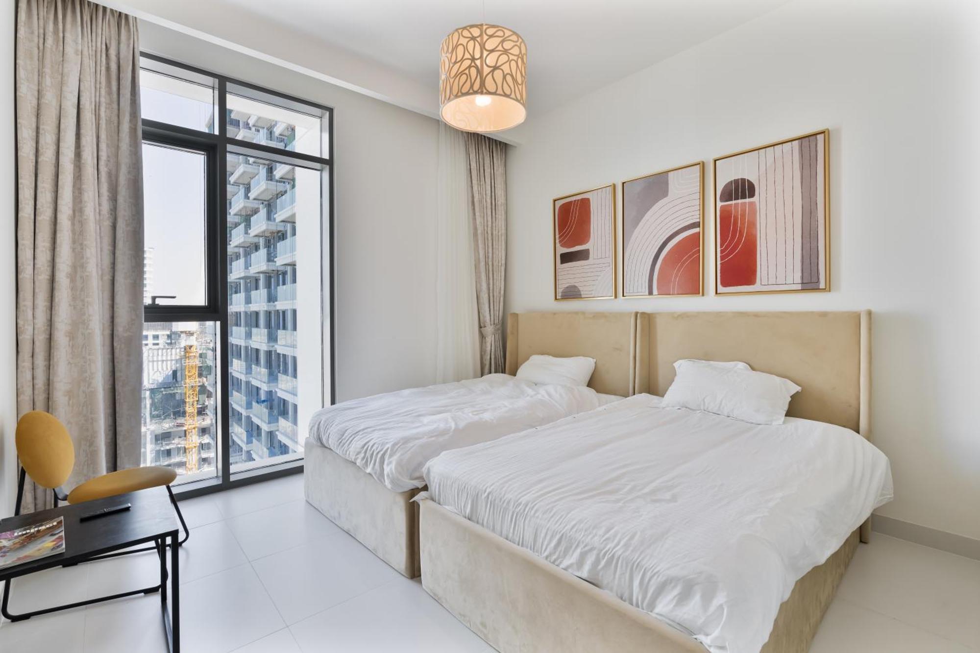 Apartment Beachfront 2-bdr, High Floor, Sea And Palm View, Access *